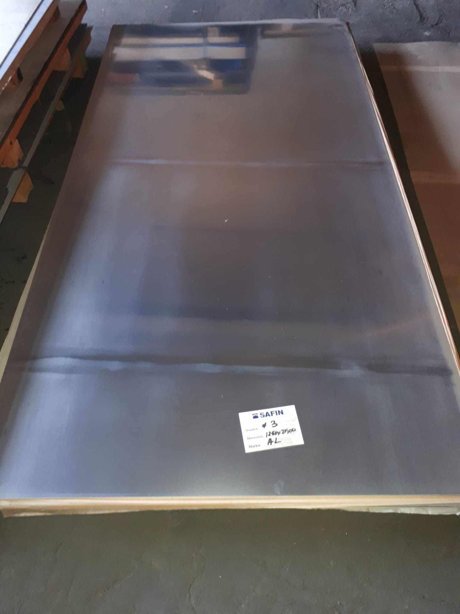 Alumīnija loksne 3.0*1250*2500 AW5754 H111