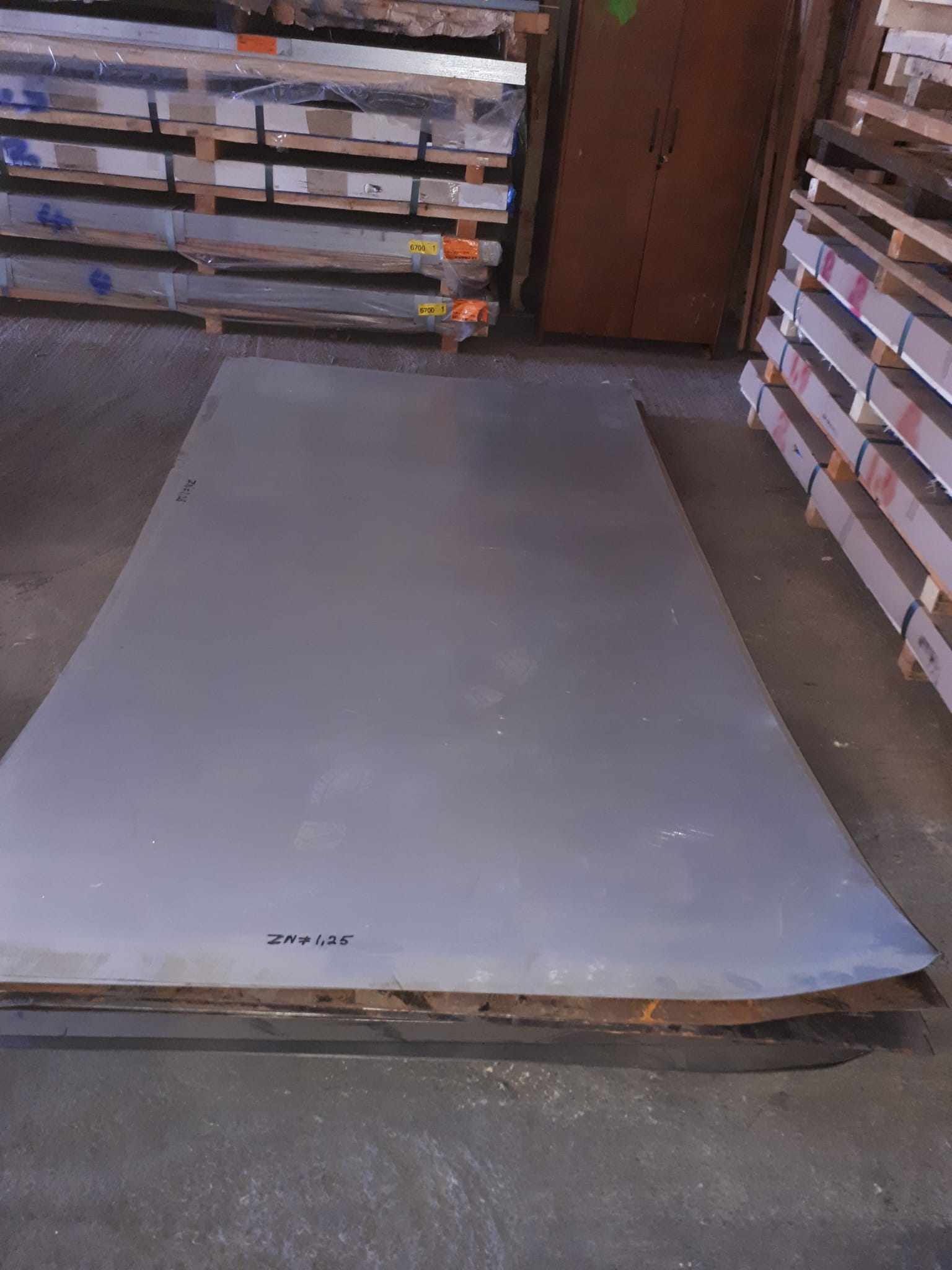 Loksne ZN 1.25*1500*3000 DX51D+Z275 MAC (Skrāpētas/Salocītas)
