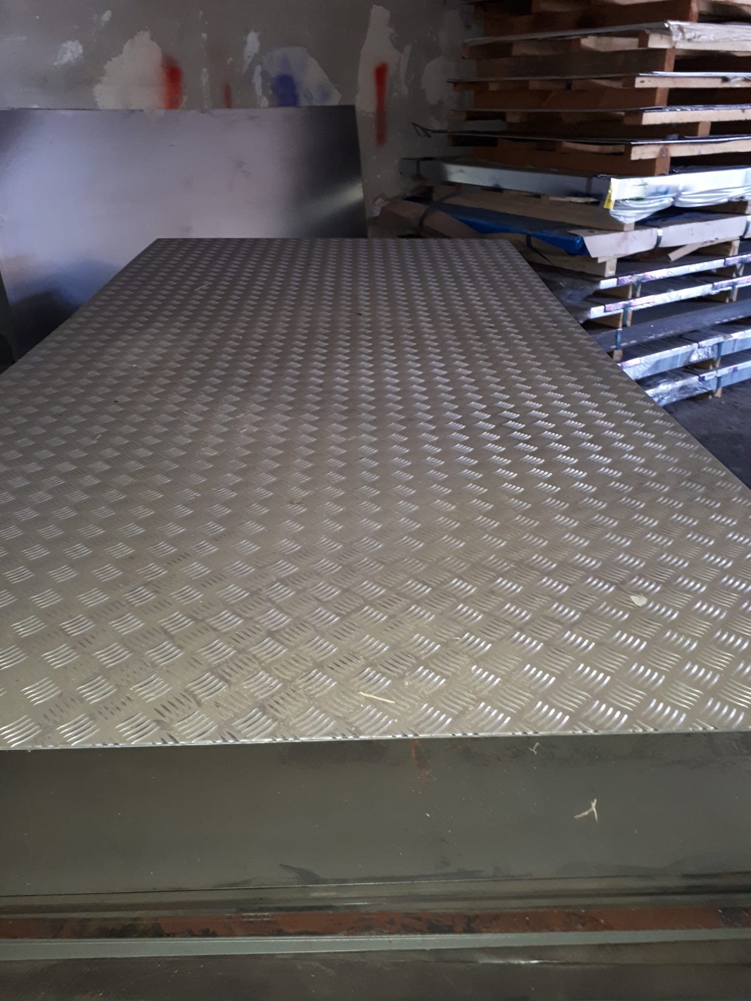 Alumīnija loksne 5.0*1500*3000 AW5754 H111 (RIEVOTA)