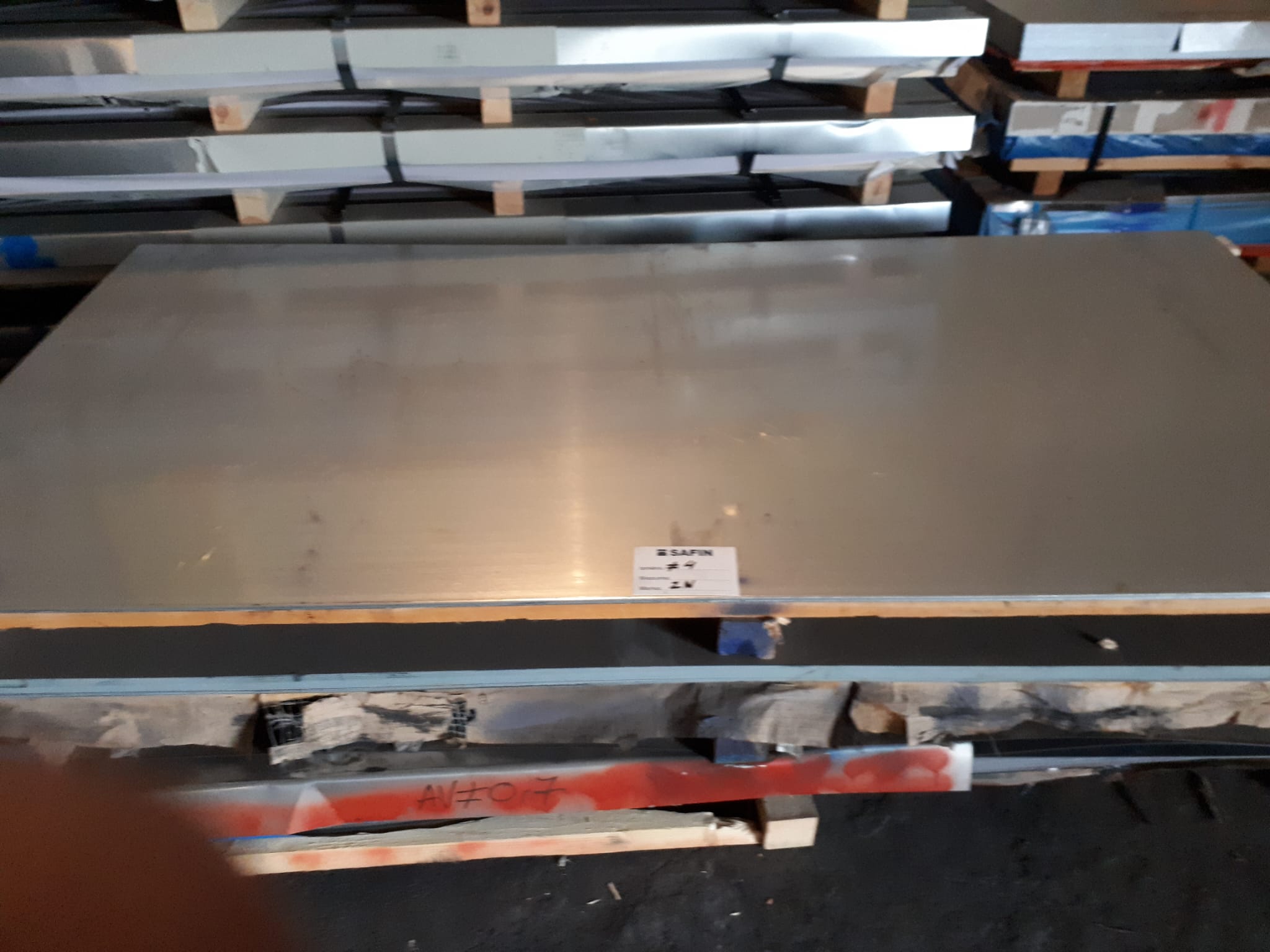Loksne ZN 4.00*1250*2500 DX51D+Z275 MAC (Skrāpētas)